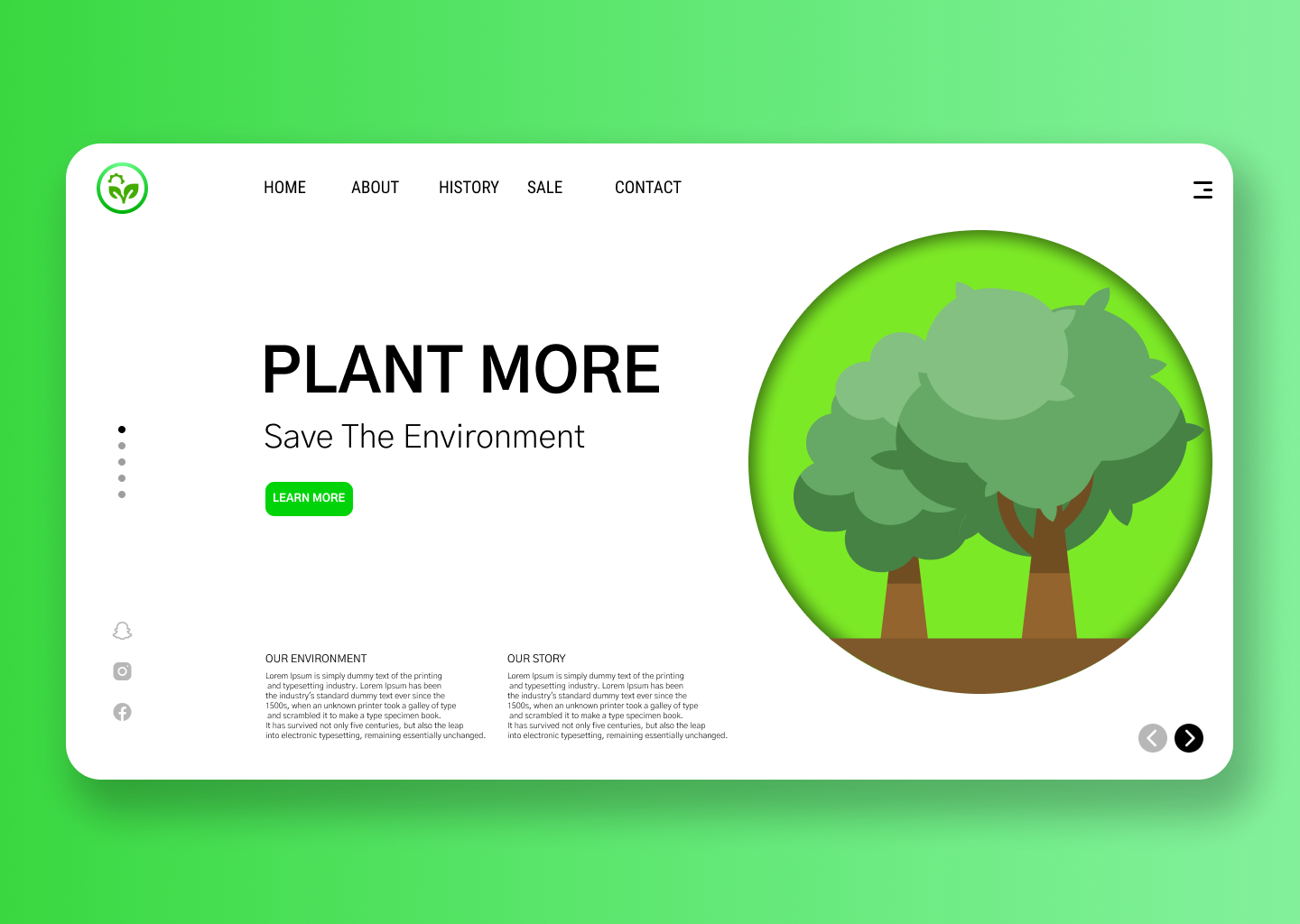 Website UI Design by Fahad Sikder on Dribbble