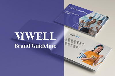 VIWELL Brand Guideline branding graphic design logo nihad nadam ui viwell wellbeing