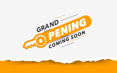 Grand opening soon promo coming soon frist day grand grand opening illustration opening opening day opening soon promo sale shop soon vector art