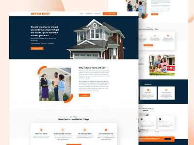 Offer Nest Website design agency branding design graphic design illustration landing page logo ui ux vector