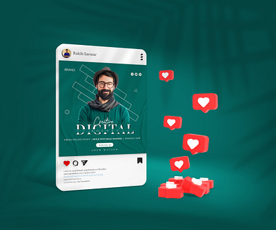 Corporate social media post template business business template corporate agency corporate social media corporate template digital agency instagram post instagram template man post social media social media template template