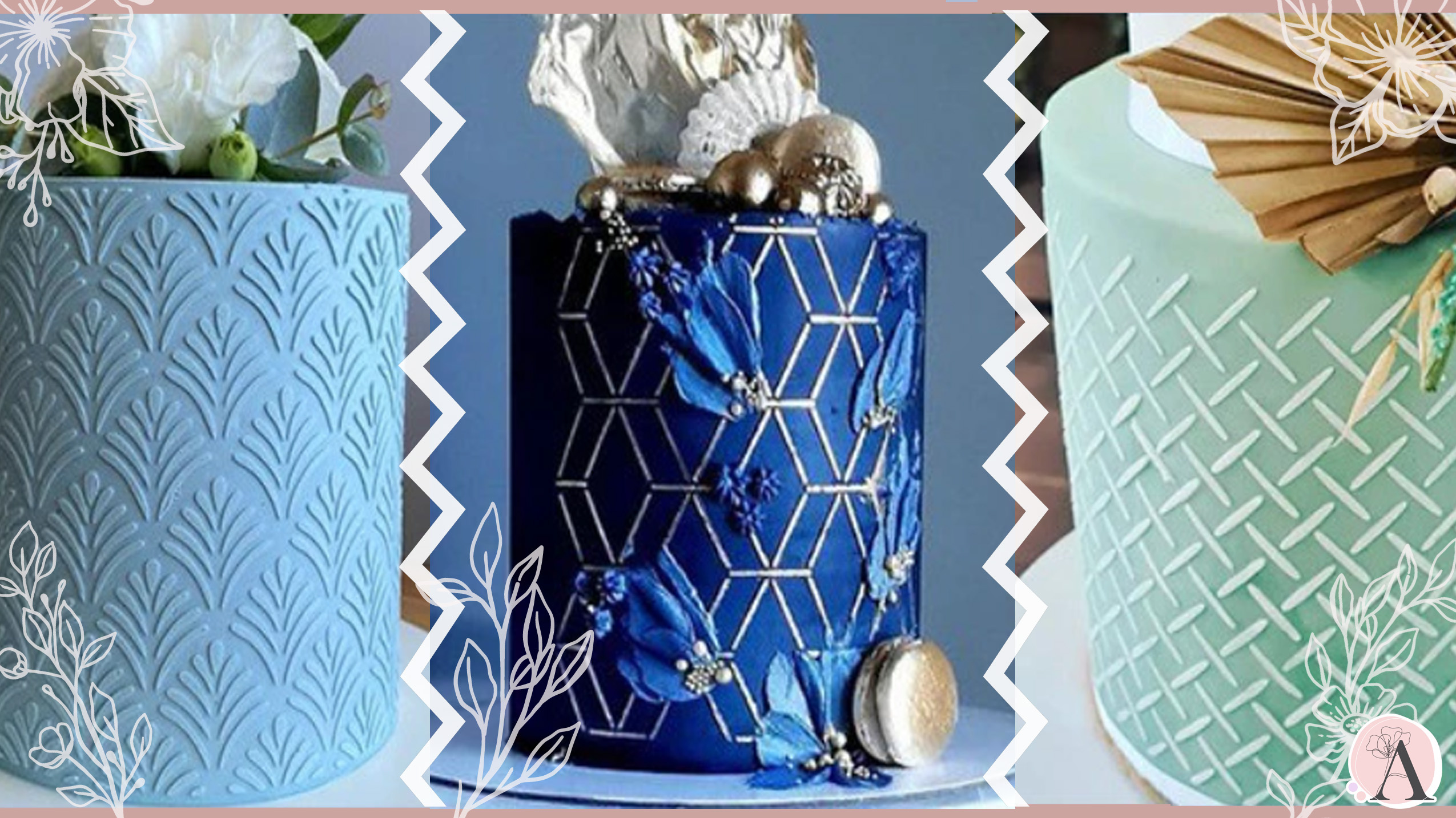 Example of Custom Cake Toppers, Stencil & Line Art