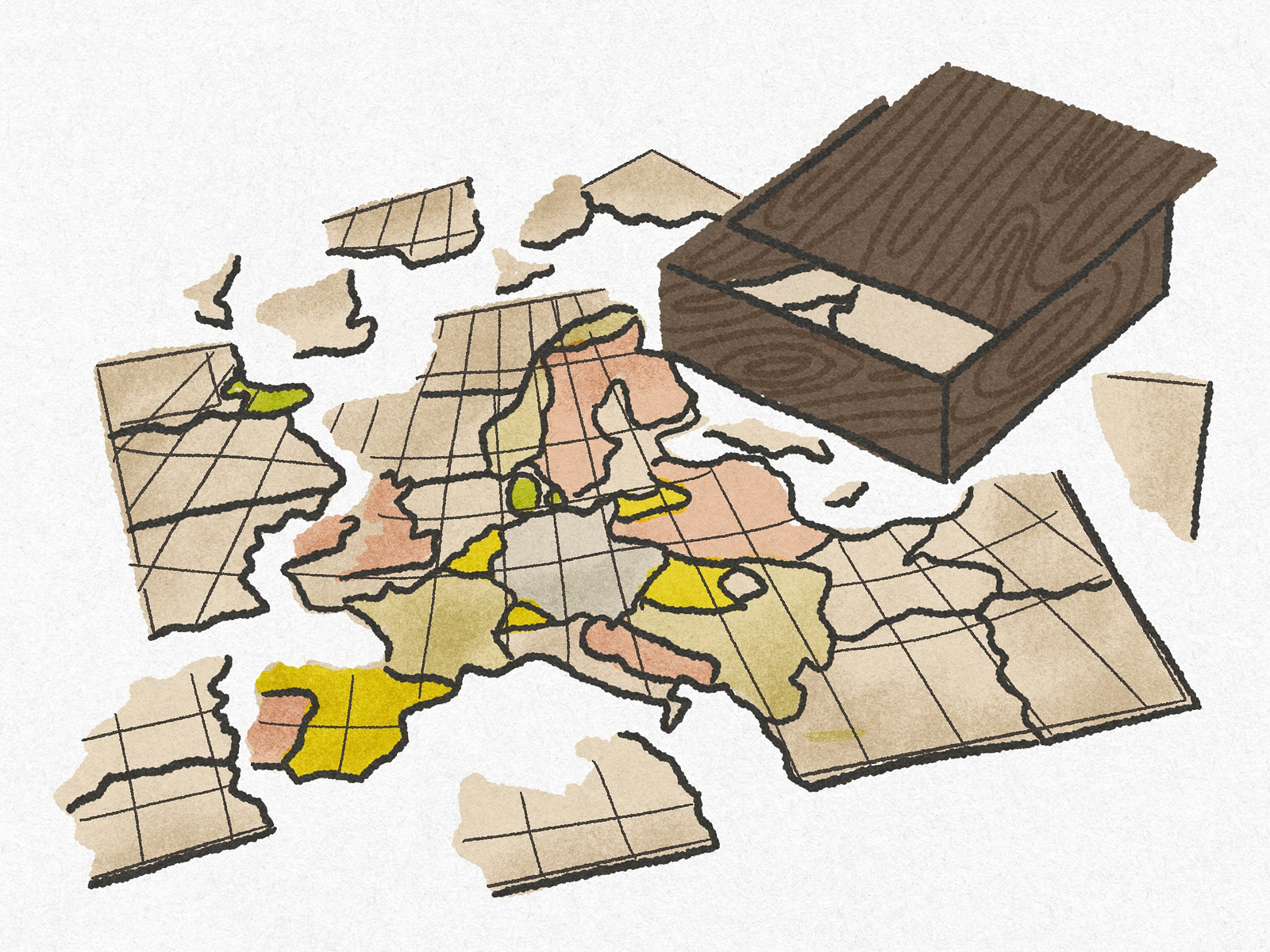 Jigsaw puzzles were first invented as dissected maps by Jormation on