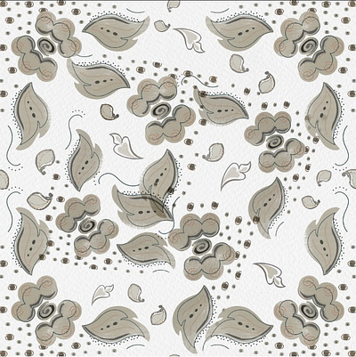 Pattern Design in Water Color artwork digital design leaf leafs pattern pattern design watercolor