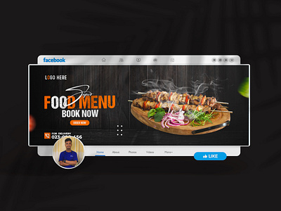 Food Banner Template bargur chiken food food banner food flyer food menu pizza resturent banner resturent temlate social media