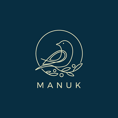 MANUK LINE LOGO background