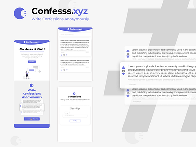 Confesss.xyz | A Confession App confessionapp ui