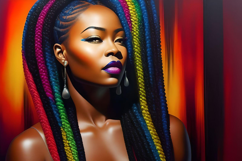 The Best Braid Colors for Dark Skin by knotlessbraids hair on Dribbble
