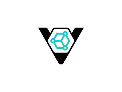 Letter V Cube Logo core cube design finance icon illustration letter v logo logo design logodesign minimal minimalist logo technology v logo v monogram