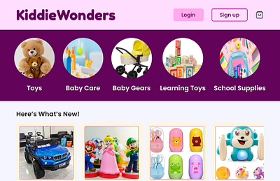 Light UI homescreen - Responsive Ecommerce website with products app design ecommerce website figma mobileapp mobiledesign ui uiux