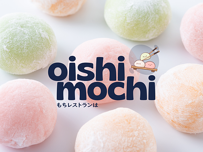 Oishi Mochi | Branding brand brand design brand identity branding creative design food graphic design identity japan japanese food logo logotype mochi photoshop typography visual visual identity