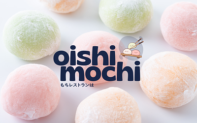 Oishi Mochi | Branding brand brand design brand identity branding creative design food graphic design identity japan japanese food logo logotype mochi photoshop typography visual visual identity