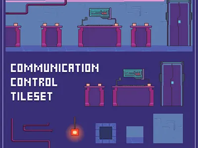 Communication Contorl Tileset artisticaspirations