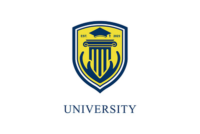 University logo design branding design logo