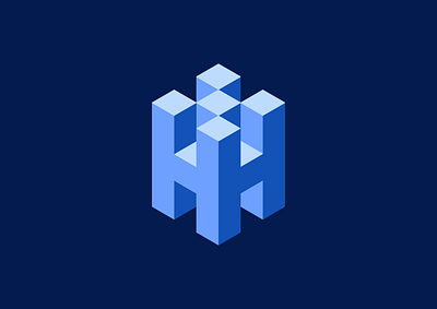 Home Budowa Logo (Construction) 3d logo app blue branding complex construction design eco graphic design logo logotype vector