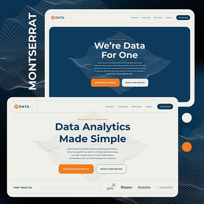 Data Analytics & Consultancy Company animation branding graphic design motion graphics web design website wordpress