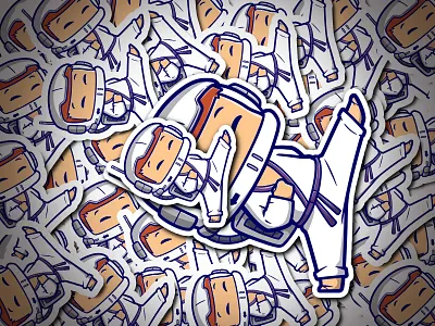 Canva element astronaut jiujitsu collection astronaut boy branding cartoon cute design graphic design illustration jiujitsu karate kids logo mascot vector