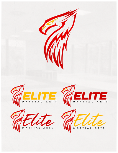 ELITE Martial Arts brand design branding drawing graphic design illustration logo logo design