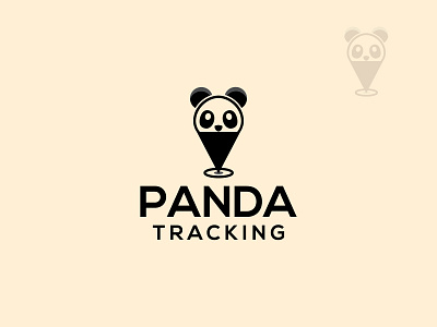 Panda Tracking Logo animal animal logo branding branding identity branding logo business logo combination logo creative logo creative wordmark logo design graphic design illustration logo minimal logo panda logo panda tracking logo tracking logo