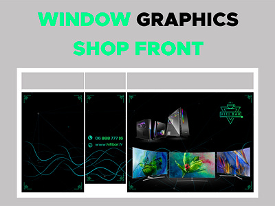Shop Front Design, Store Front Design, Window Graphics. art design graphic design illustration illustrator photoshop shop front design store front design vector window graphics