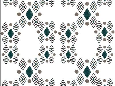 WaterColor Ethnic Traditional Design contemprary craft decorative ethnic ethnic design folk handpainted motif pattern design surface design tradition design traditional