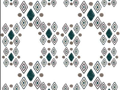 WaterColor Ethnic Traditional Design contemprary craft decorative ethnic ethnic design folk handpainted motif pattern design surface design tradition design traditional