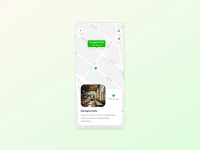 Restaurant search app app coffee map map design product design restaurant search ui ux web design
