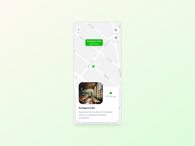 Restaurant search app app coffee map map design product design restaurant search ui ux web design