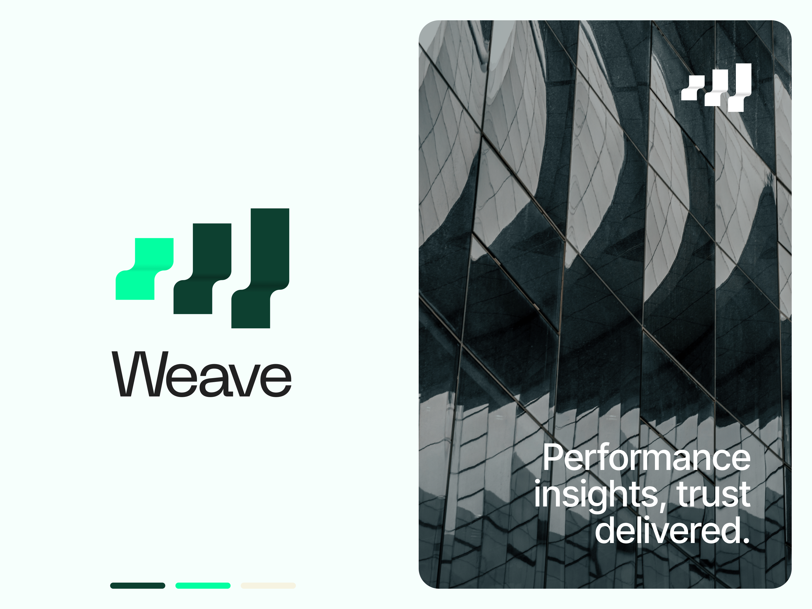 Weave - Logo Concept analytics app branding design graphic design logo logo design logodesign logomark minimal minimalist logo modern modern logo saas typography ui uiux ux vector web analytics