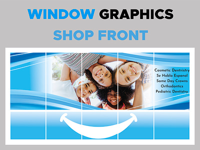 Shop Front Design, Window Graphics. 3d adobe illustrator branding design graphic design illustration logo shop front design store front design ui ux vector window graphics