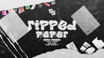 Ripped Papers Pack by Gstaik Designs +200 Files PNG/PSD High Qua 3d animation design free free textures freebie gfx gfx pack graphic design logo motion graphics pack paper paper texture ripped ripped paper ripped paper png textures