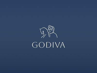 Logo for financial company Godiva branding logo