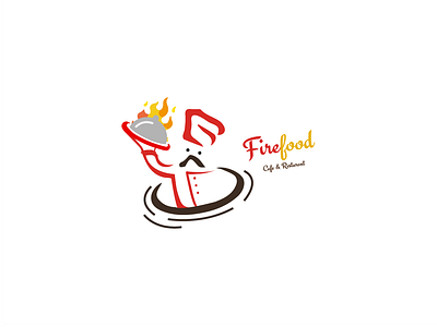 A Mascot Logo Design Based on Chef | Fire-Food: Cafe & Resturant abstract branding cafe chef cooking creative design fire food graphic design inspiration mascot minimal modern new pictorial professional resturant vector