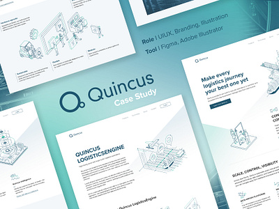 Case Study / Quincus Website Design graphic design ui webpage