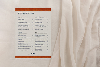 The Saltire Inn | Design Assets branding design edinburgh figma graphic design hospitality hotel illustrator indesign logo menu design passion project