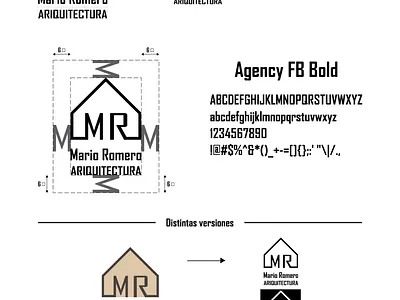 Marca creada para una empresa de arquitectura