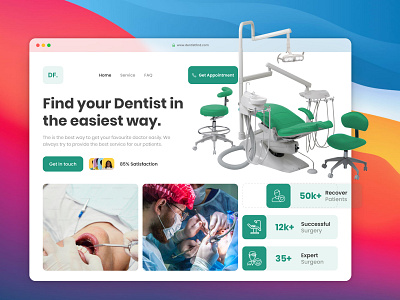 Dentist find website UI bootstrap design dental website dentist dentist find web app ui dentist website doctor website grid design medical minimal design modern design template uiux user interface design webdesign