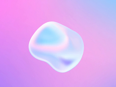 Blob 3d animation assistant blender blob c4d dailyui interaction liquid loading render siri spline ui