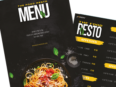 Resto Menu 3d branding design graphic design illustration logo typography ui ux vector