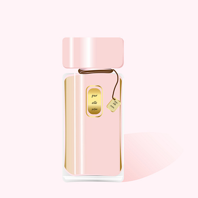 perfume pur elle branding design graphic design illustration logo vector