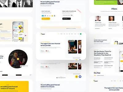 Case Study: Kashat Egypt design fintech kashat landing page product design ui ux website