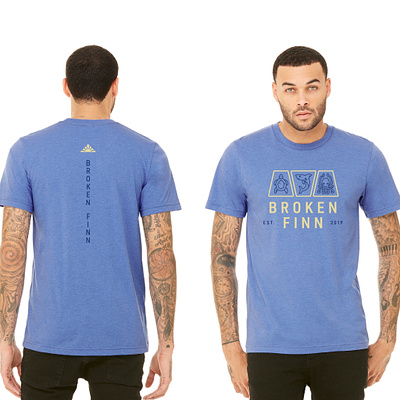 Apparel Design - Broken Finn T-shirt apparel design beach brand branding graphic design t shirt design