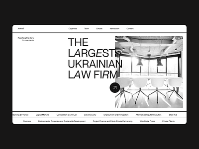 Lawyer Website, hero screen animation design minimal typography ui ux web website
