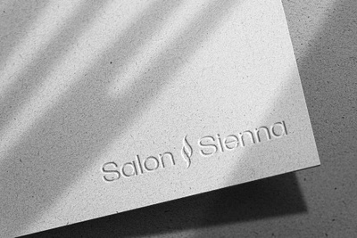 Salon Sienna Brand Logo branding graphic design logo design typography vector