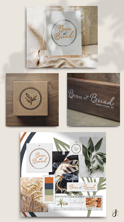 Born N' Bread Brand Design brand design brand strategy branding business cards graphic design logo design mood boards package design