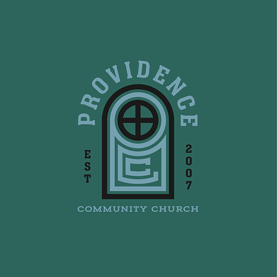 Providence Community Church - logo & spatial design branding church branding church design church logo graphic design logo logo design