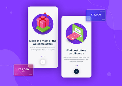 Credit card manager-app-splash card manager app concept figma mobile app ui ux