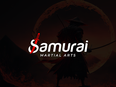 Samurai Martial Arts Logo Project. awesome logo branding creative logo graphic design logo logo designer martial arts logo s samurai logo s sword logo samurai clever logo samurai creative logo samurai logo