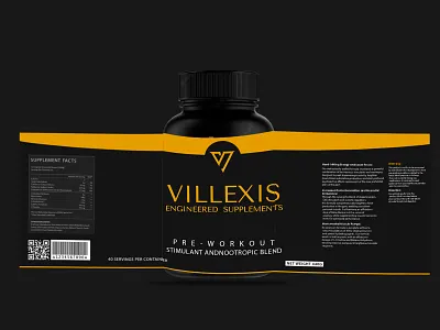 Supplement Label Design adobe illustrator adobe photoshop label desgin logo design photoshop product mockup product desgin product mockup design supplement supplement bottle desgin
