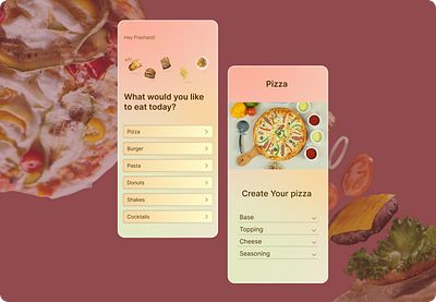 Food Ordering App app design carousel daily ui food app food ordering app online food app ui visual design